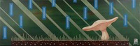 Un champignon forestier dans une ambiance de forêt pluvieuse